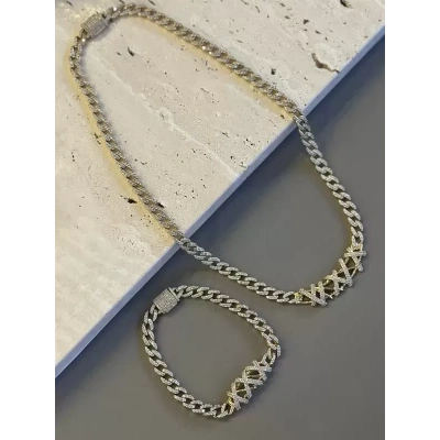 HERŞEYTREND Xuping Gurmet Set  Kolye - Altın