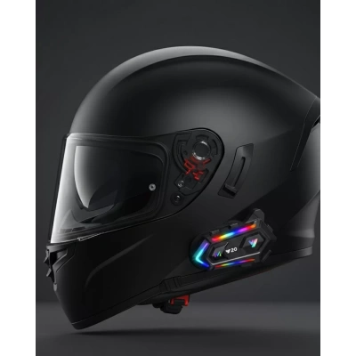HERŞEYTREND Yeni Nesil Bluetooth 5.3 Motosiklet Intercom RGB Işıklı 1000m Mesafeli