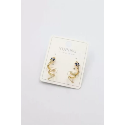 HERŞEYTREND Yılan Küpe - Altın