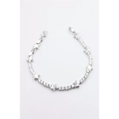 HERŞEYTREND Yıldız Xuping Bileklik - Gümüş