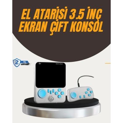 İki Kişilik Oyun Deneyimi Sunan Taşınabilir Retro Konsol