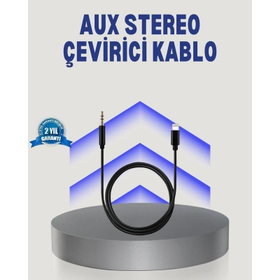 iPhone Lightning 3.5mm Aux Çevirici Kablo JH-023 Stereo Ses Aktarıcı