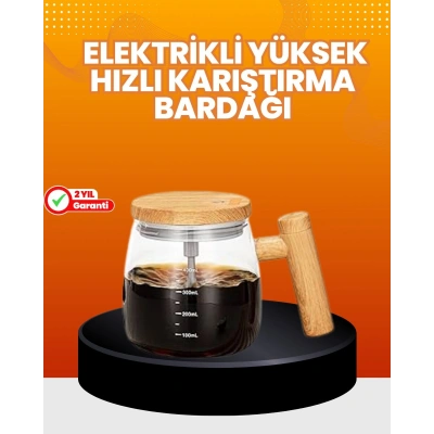 Isıtıcılı Manyetik Karıştırıcı Kupa – 400 ml, C Tipi Şarjlı, Akıllı Tasarım