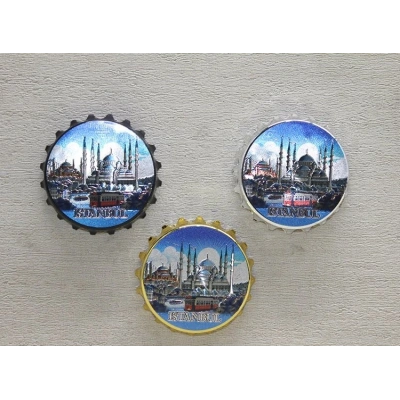 İstanbul Temalı Metal Magnet Alk4339