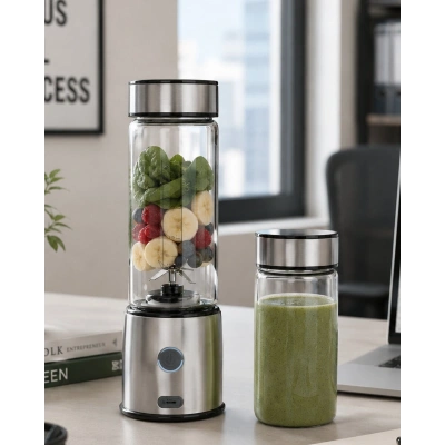 Kablosuz Cam Blender Yüksek Güçlü Smoothie Meyve Sebze Blenderı