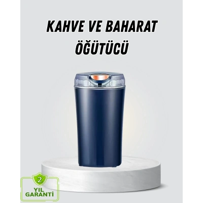 Kahve ve Baharat Öğütücü Otomatik Mekanizmalı Dayanıklı Çelik