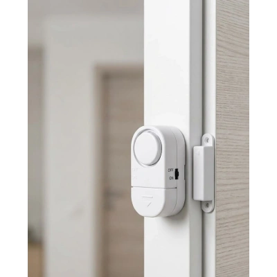 Kapı Pencere Alarmı Manyetik Sensörlü 90 dB Güçlü Sesli Güvenlik Alarm Sistemi