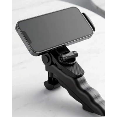 Katlanabilir Mini Telefon Tripodu Masaüstü Telefon Standı 360 Derece Ayarlanabilir