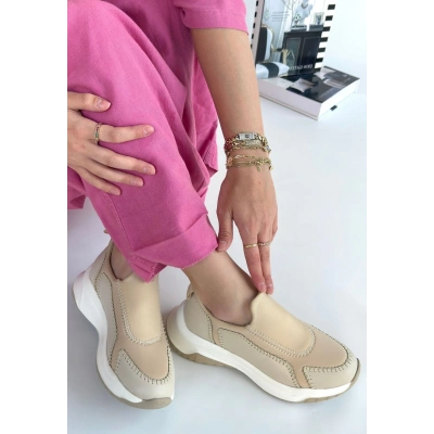 Kendy Bej Cilt Spor Ayakkabı