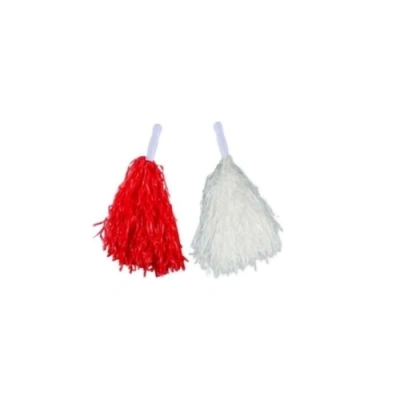 HERŞEYTREND KIRMIZI BEYAZ GÖSTERİ PONPONU