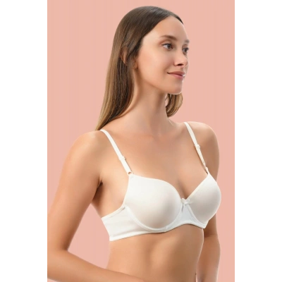 Litae Beyaz Dolgusuz Mikro Tek Sütyen