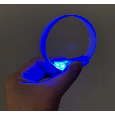 Litae Trend 3 Modlu Pilli LED Işıklı Esnek Parti Bilekliği Mavi