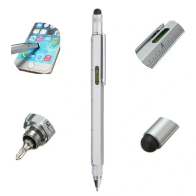 HERŞEYTREND  Cetvelli Tornavidali Su Terazili İlginç Dokunmatik Mimar Kalem