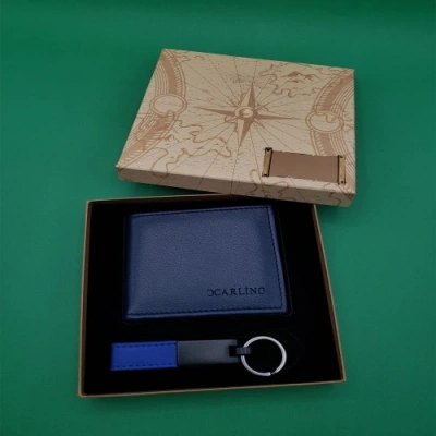 HERŞEYTREND Deri Anahtarlık ve Cüzdan Hediye Seti