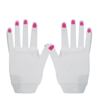 HERŞEYTREND Kısa Beyaz File Eldiven