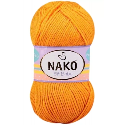 LitaeTrend 1 Adet Elite Baby El Örgü İpi Tüylenmeyen Bebek Yünü Portakal Kabuğu 4038