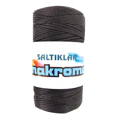LitaeTrend 1 Adet Polyester Makrome İpi SYH Siyah 100 gr