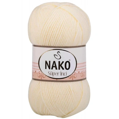 LitaeTrend 1 Adet Süper İnci El Örgü İpi 100 gr Krem 256