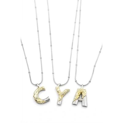 LitaeTrend 24lü Harf Kolye - Gümüş