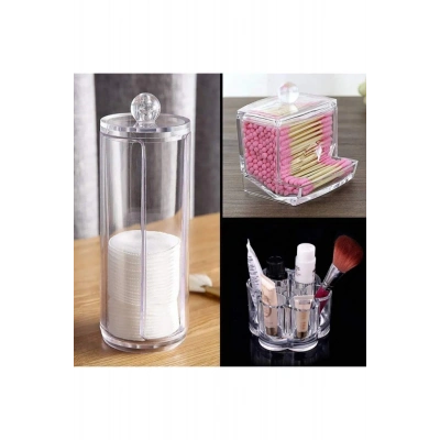 HERŞEYTREND 3lü Makyaj Organizer Set Royaleks-AK504