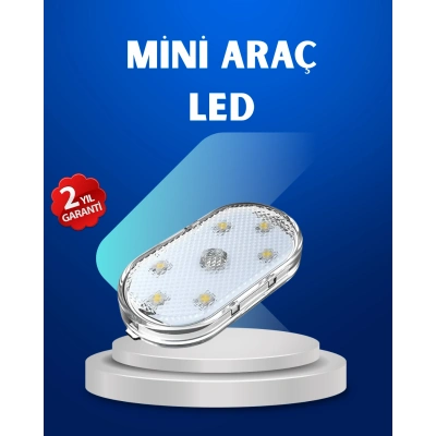 HERŞEYTREND 7 Renk Modlu Dokunmatik Sensörlü Mini LED Araç İçi Lamba