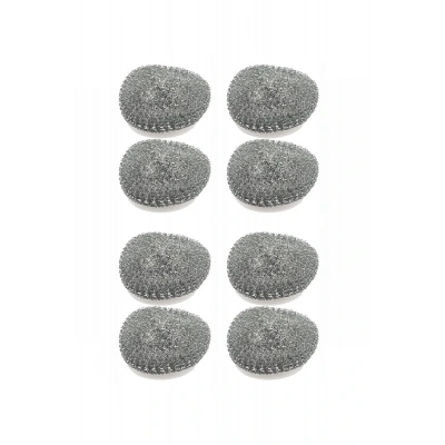 HERŞEYTREND 8 Adet Paslanmaz Çelik Tel Bulaşık Teli Poşetli