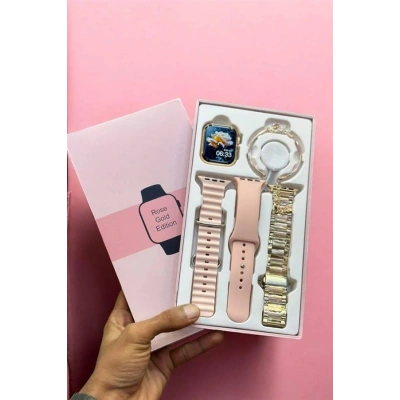 HERŞEYTREND Akıllı Saat Bluetooth Bağlantılı Aksesuar Hediyeli GPS Takibi