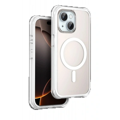 LitaeTrend Apple iPhone 15 Hulk Magsafe Kapak - Beyaz