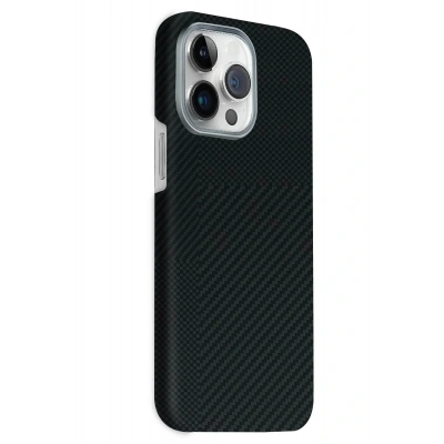 LitaeTrend Apple iPhone 15 Pro Max Volt Magsafe Kapak - Siyah