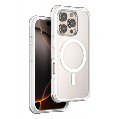 LitaeTrend Apple iPhone 16 Pro Hulk Magsafe Kapak - Beyaz