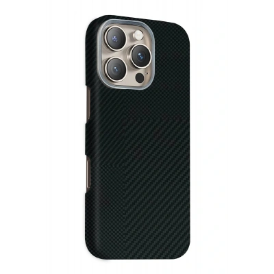 LitaeTrend Apple iPhone 16 Pro Max Volt Magsafe Kapak - Siyah