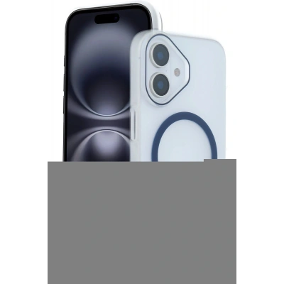 LitaeTrend Apple iPhone 16 Velar Magsafe Kapak - Lacivert