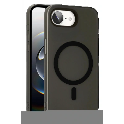 LitaeTrend Apple iPhone 16E Tuna PC Slim Magsafe Kapak - Siyah