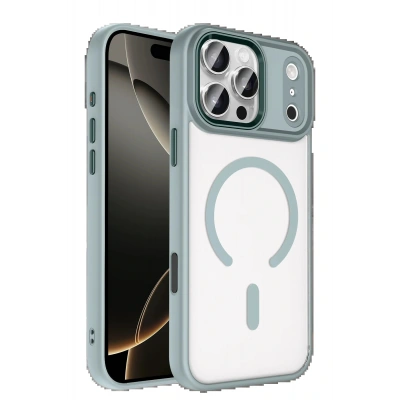 LitaeTrend Apple iPhone 17 Pro Max Terea Magsafe Kapak - Gri