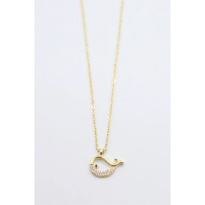 HERŞEYTREND Balina Kolye - Altın