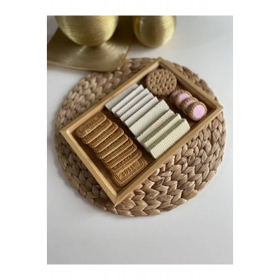 HERŞEYTREND Bambu Çok Amaçlı Düzenleyici Sunum Tepsisi (33 Cm X 22 Cm) Royaleks-81287