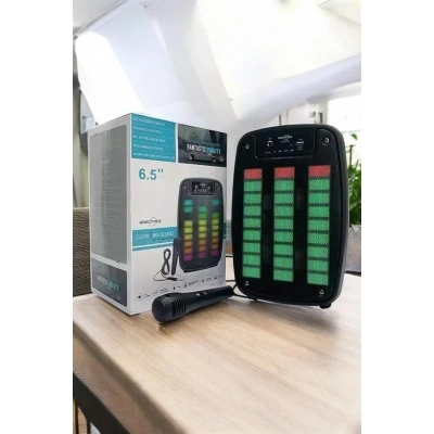 HERŞEYTREND Bluetooth  Hoparlör Mikrofonlu Speaker Taşınabilir Şarjlı