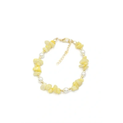 HERŞEYTREND Boncuk Bileklik - Sarı