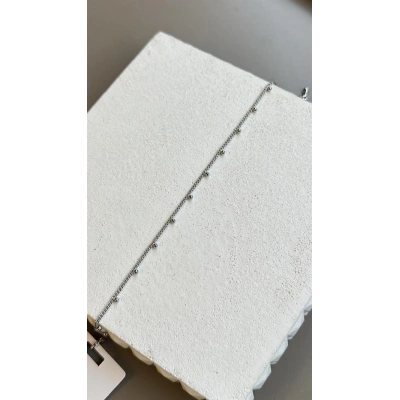 HERŞEYTREND Boncuklu Yıldız Bileklik - Gümüş