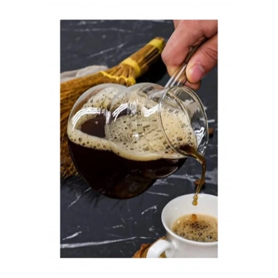HERŞEYTREND Cam Cezve 400 Ml Royaleks-CLKN-1858