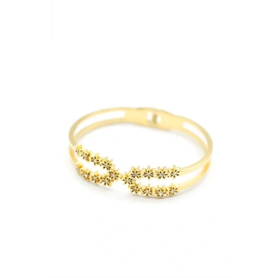 HERŞEYTREND Çiçek Bilezik - Altın