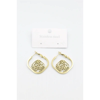 LitaeTrend Çiçek Küpe - Altın