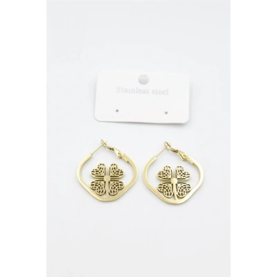 LitaeTrend Çiçek Küpe - Altın