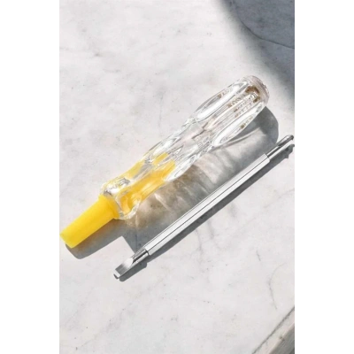 HERŞEYTREND Çift Taraflı Elektrik Kontrol Kalemi Şeffaf Tornavida