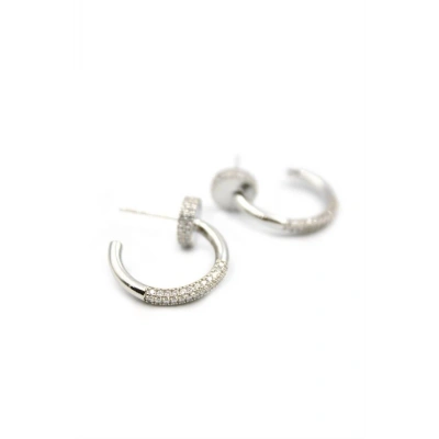 HERŞEYTREND Çivi Küpe - Gümüş