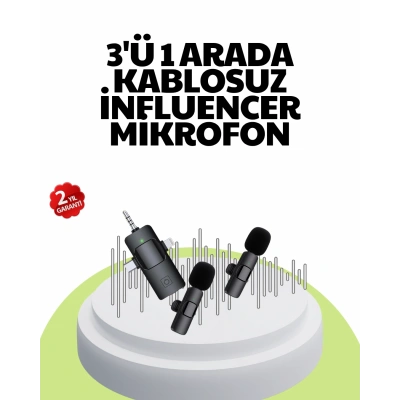 HERŞEYTREND Çok Yönlü Mikrofon - Net Ses, Uzun Pil