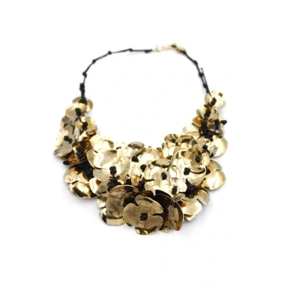 HERŞEYTREND Çoklu Çiçek Kolye - Altın