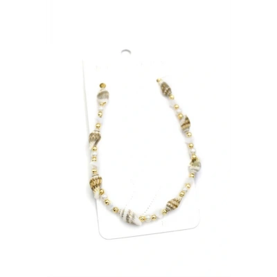 LitaeTrend Deniz Kabuğu Halhal - Beyaz