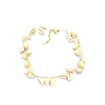 HERŞEYTREND Deniz Kabuğu Kolye - Beyaz