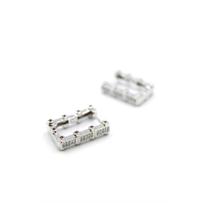 LitaeTrend Dikdörtgen Küpe - Gümüş